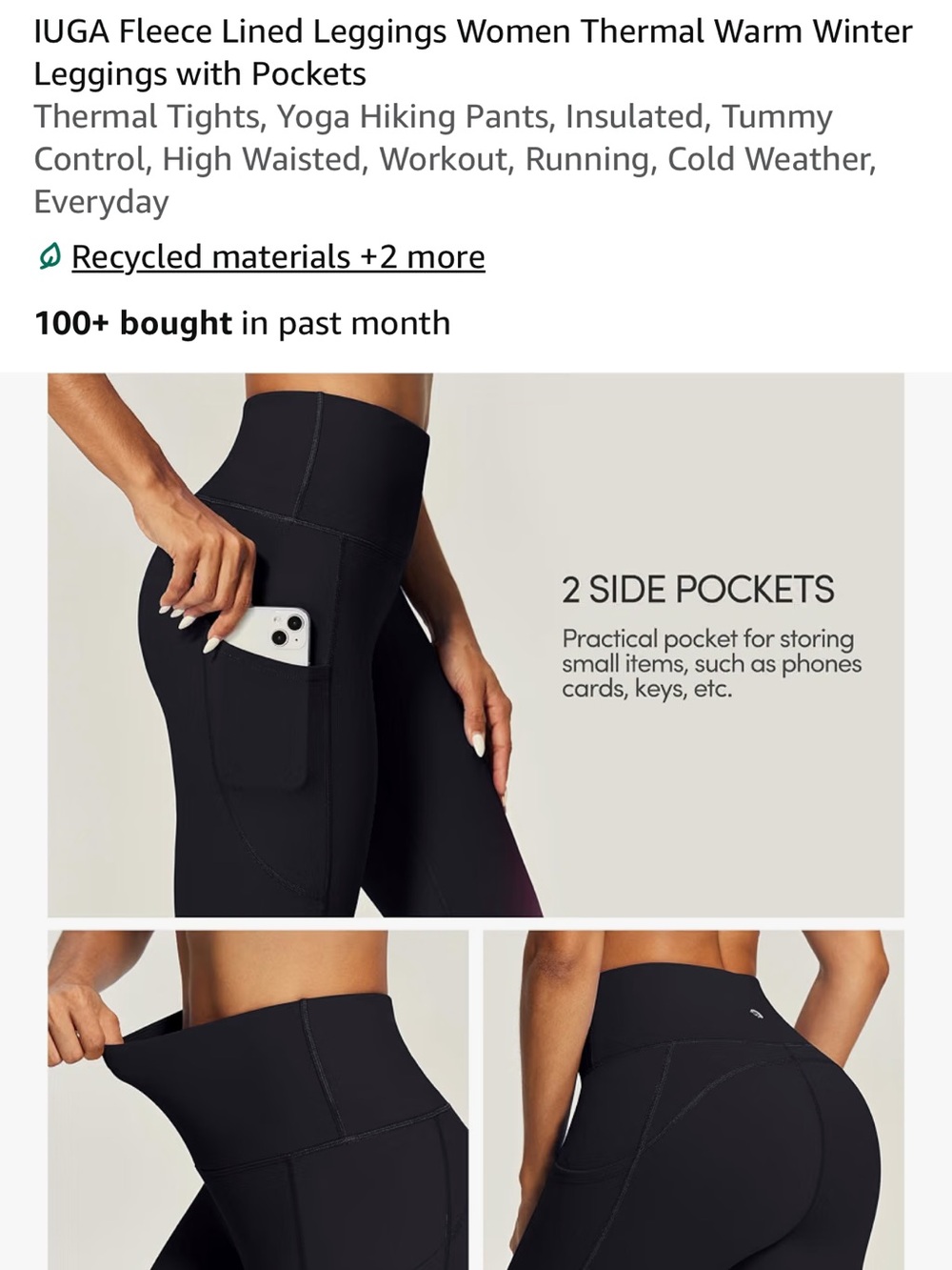Fleece Lined Leggings